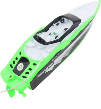 Mini RC Boat Ship Remote Control Speedboat Speed Racing Boat Water Toy Kids | قارب تحكم عن بعد صغير | زورق سباق سريع للأطفال – لعبة مائية ممتعة